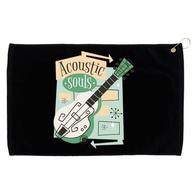 Acoustic Souls Musical Guitar Grommeted Golf Towel