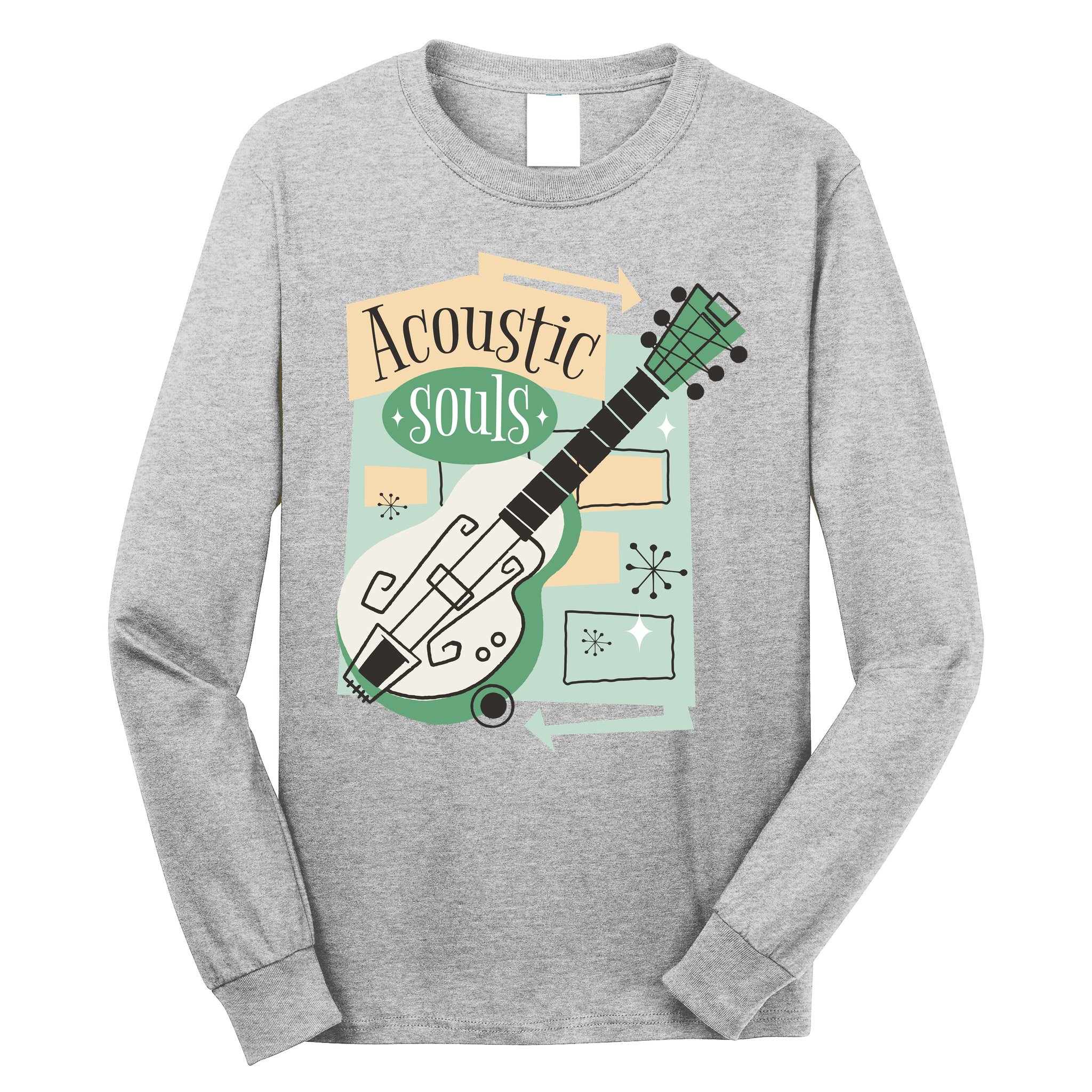 Acoustic Souls Musical Guitar Long Sleeve Shirt