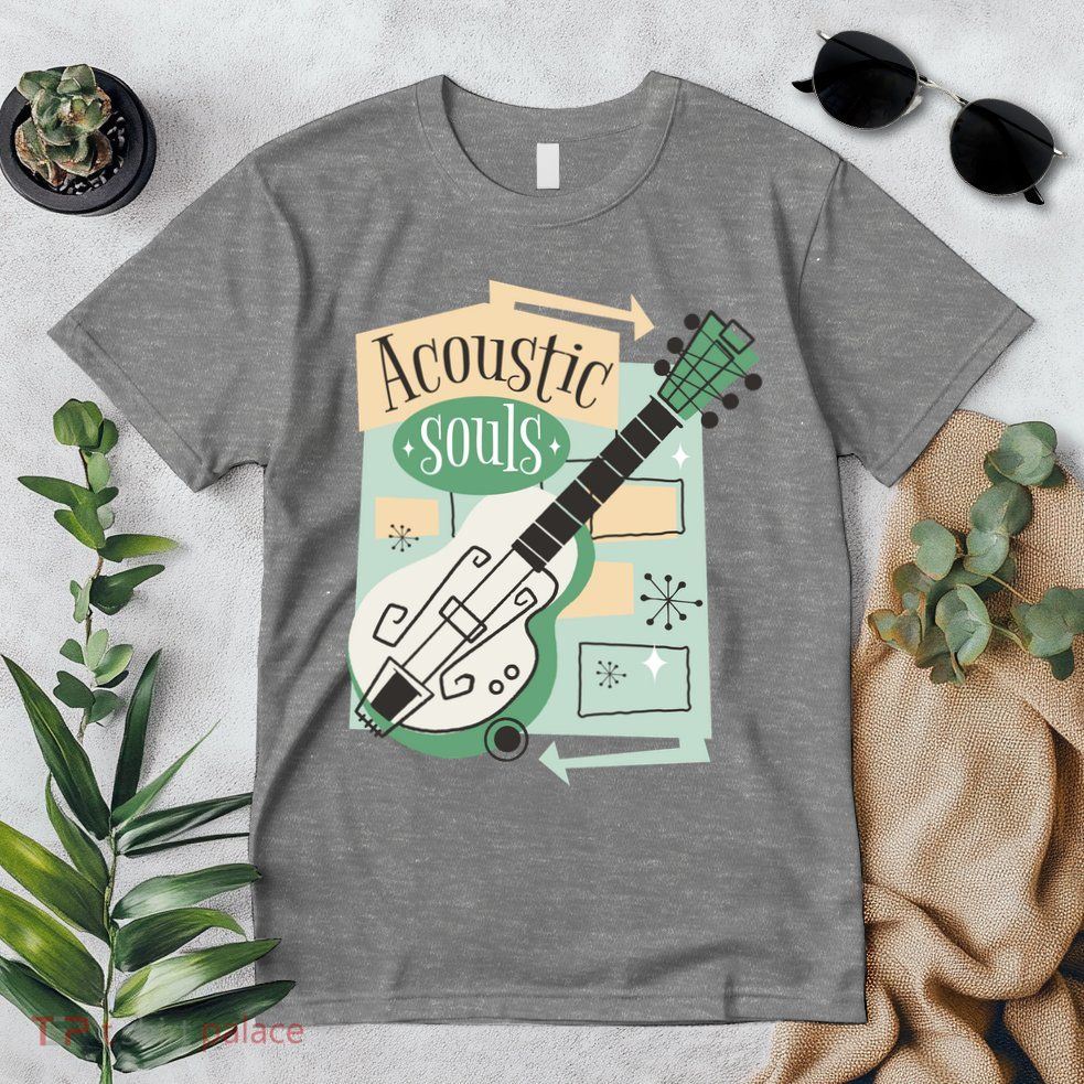 Acoustic Souls Musical Guitar Premium T-Shirt