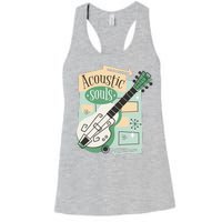 Acoustic Souls Musical Guitar Women's Racerback Tank