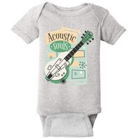 Acoustic Souls Musical Guitar Baby Bodysuit
