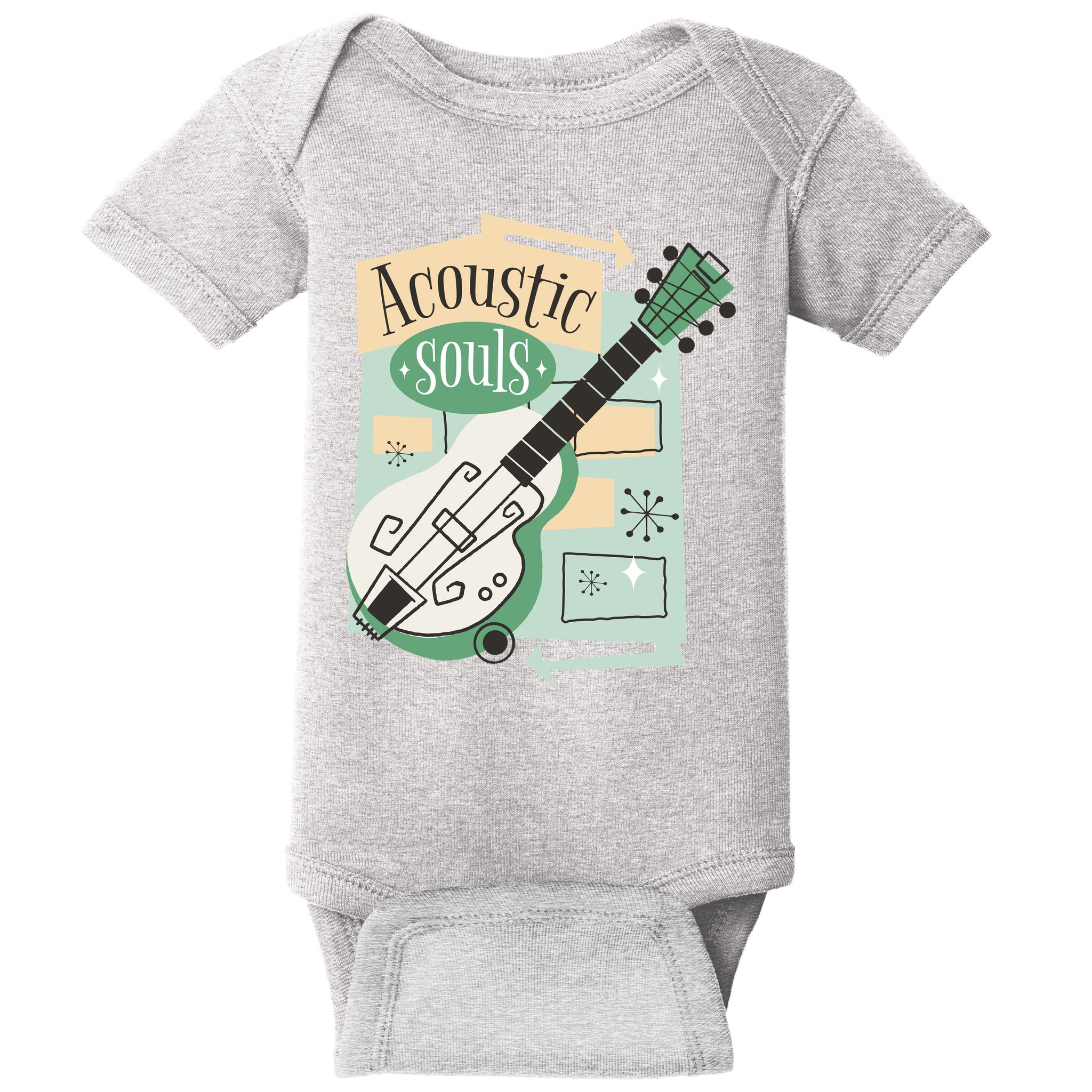 Acoustic Souls Musical Guitar Baby Bodysuit