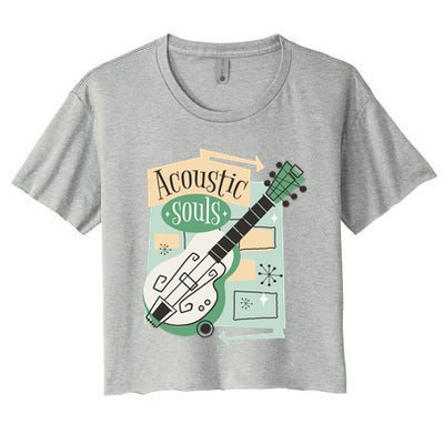 Acoustic Souls Musical Guitar Crop Top