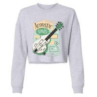 Acoustic Souls Musical Guitar Cropped Pullover Crew