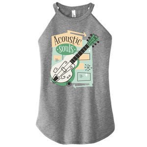 Acoustic Souls Musical Guitar Women's Perfect Tri Rocker Tank