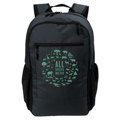 All Species Matter Global Warming Awareness Earth Day Daily Commute Backpack