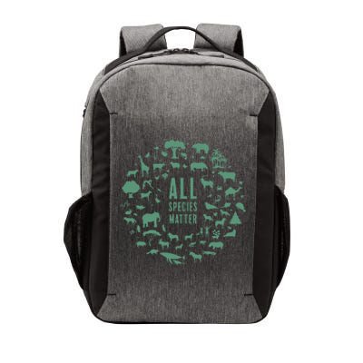 All Species Matter Global Warming Awareness Earth Day Vector Backpack