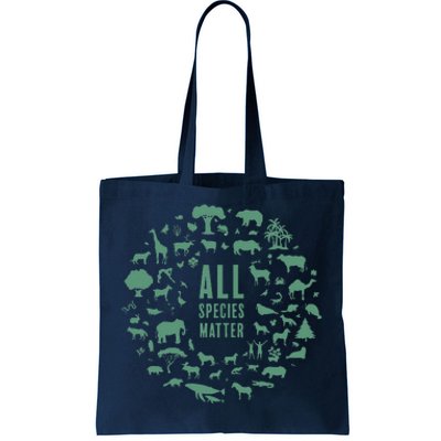 All Species Matter Global Warming Awareness Earth Day Tote Bag