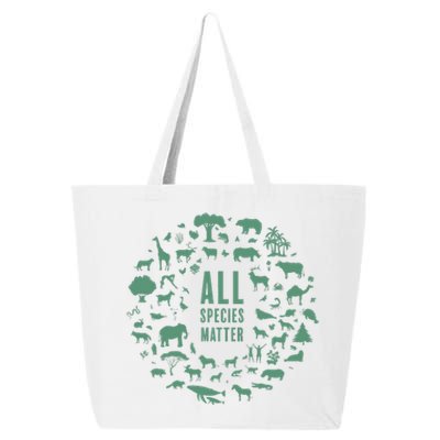 All Species Matter Global Warming Awareness Earth Day 25L Jumbo Tote