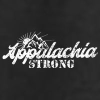 Appalachia Strong Mountain Silhouette Typography 15oz Campfire Ceramic Mug