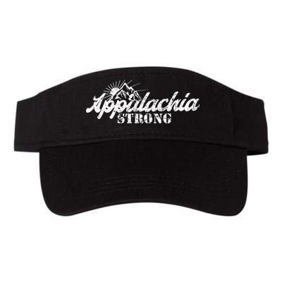 Appalachia Strong Mountain Silhouette Typography Visor
