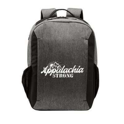 Appalachia Strong Mountain Silhouette Typography Vector Backpack