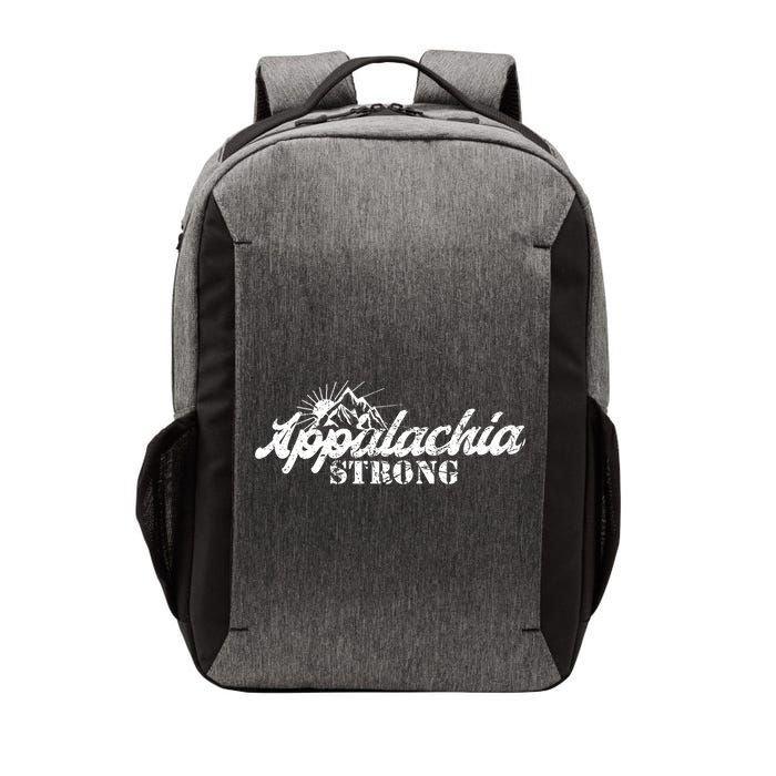 Appalachia Strong Mountain Silhouette Typography Vector Backpack