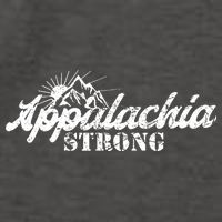 Appalachia Strong Mountain Silhouette Typography Vector Backpack