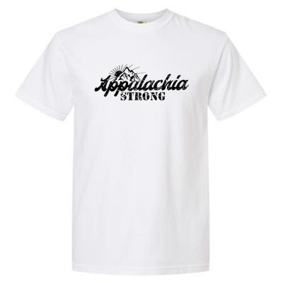 Appalachia Strong Mountain Silhouette Typography Garment-Dyed Heavyweight T-Shirt