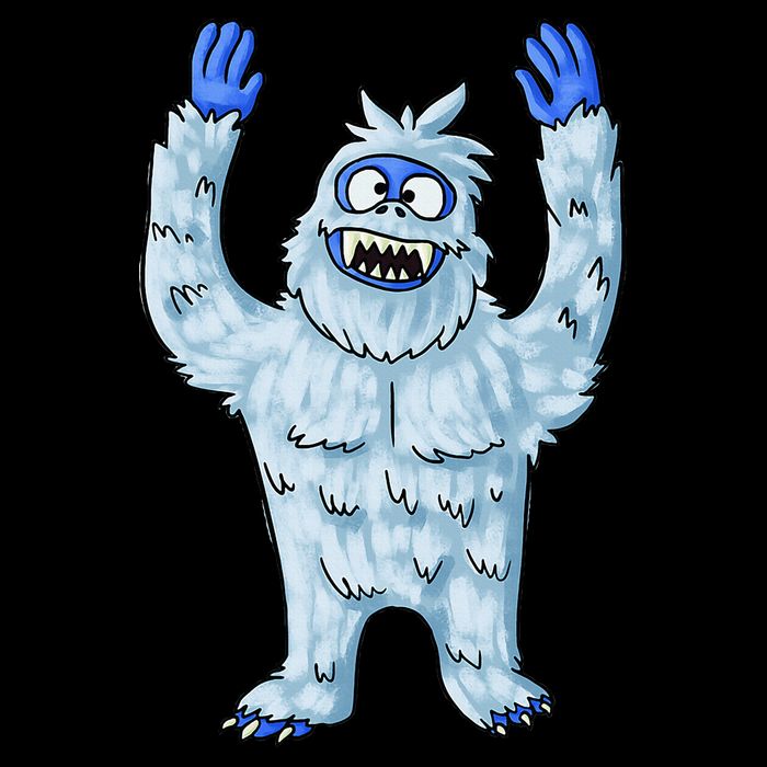 Abominable Snow Monster Christmas Abominable Snowman Cooling Performance Crew T-Shirt