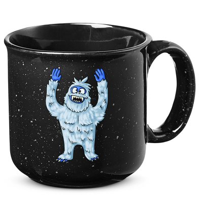 Abominable Snow Monster Christmas Abominable Snowman 15oz Campfire Ceramic Mug
