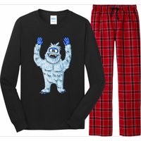 Abominable Snow Monster Christmas Abominable Snowman Long Sleeve Pajama Set