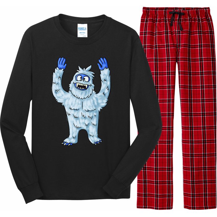 Abominable Snow Monster Christmas Abominable Snowman Long Sleeve Pajama Set