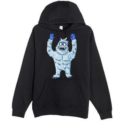 Abominable Snow Monster Christmas Abominable Snowman Premium Pullover Hoodie