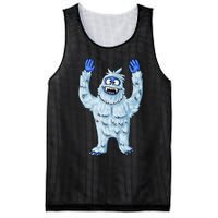 Abominable Snow Monster Christmas Abominable Snowman Mesh Reversible Basketball Jersey Tank