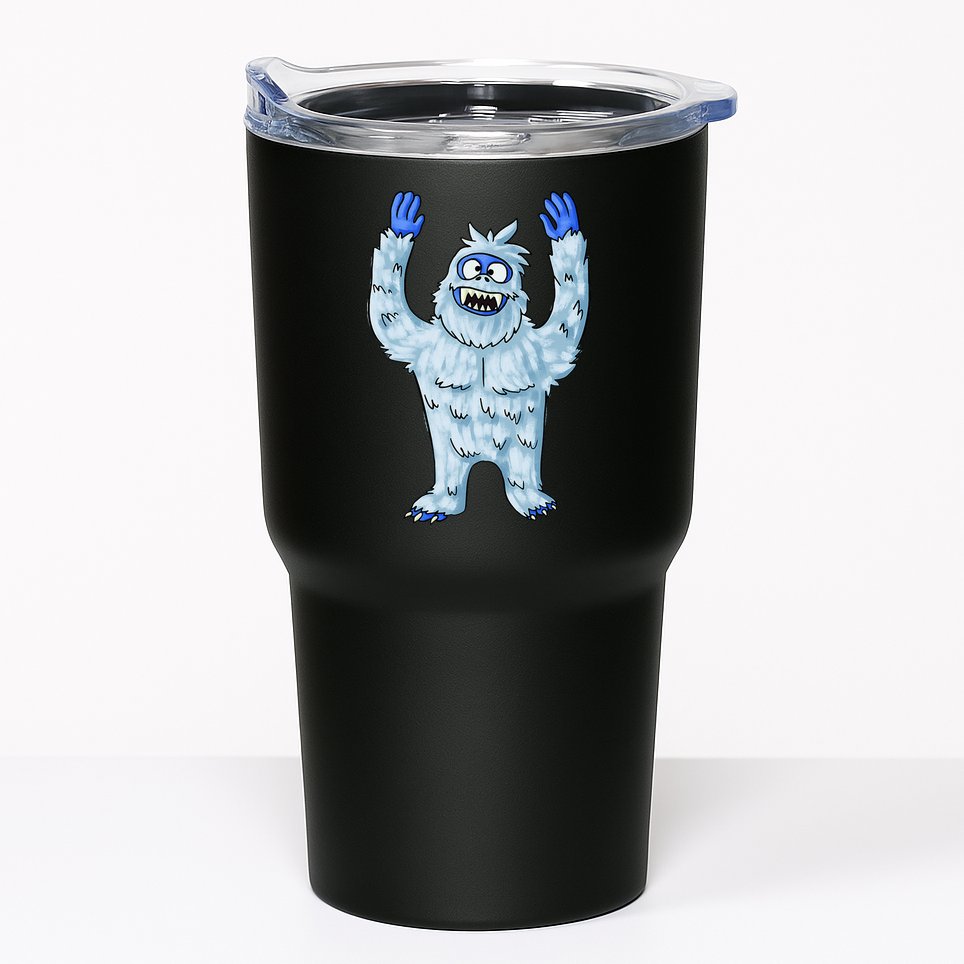 Abominable Snow Monster Christmas Abominable Snowman Tumbler