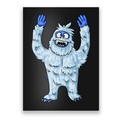 Abominable Snow Monster Christmas Abominable Snowman Poster