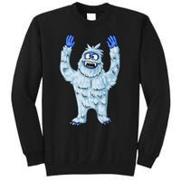 Abominable Snow Monster Christmas Abominable Snowman Tall Sweatshirt