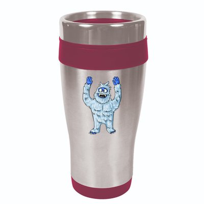 Abominable Snow Monster Christmas Abominable Snowman 16oz Travel Tumbler