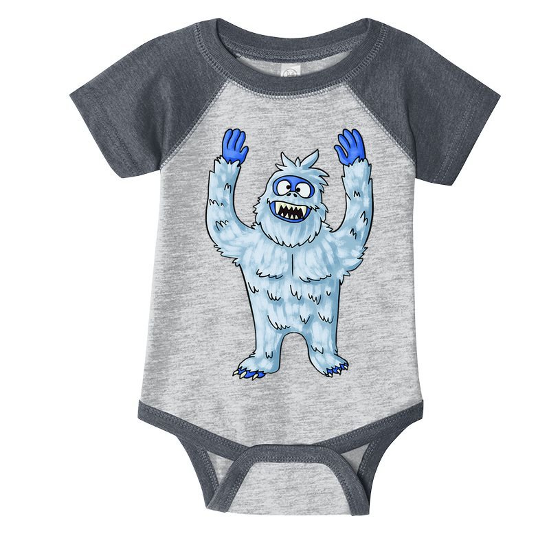 Abominable Snow Monster Christmas Abominable Snowman Infant Baby Jersey Bodysuit