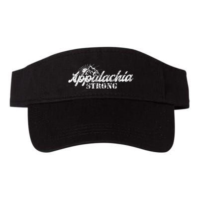 Appalachia Strong Mountain Silhouette Typography Visor