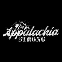 Appalachia Strong Mountain Silhouette Typography Kids T-Shirt