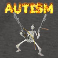 Autism Skeleton Meme Funny Gift Vector Backpack