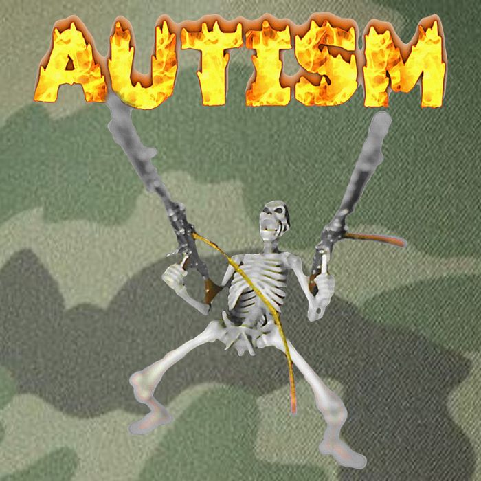 Autism Skeleton Meme Legacy Tie Dye Trucker Hat