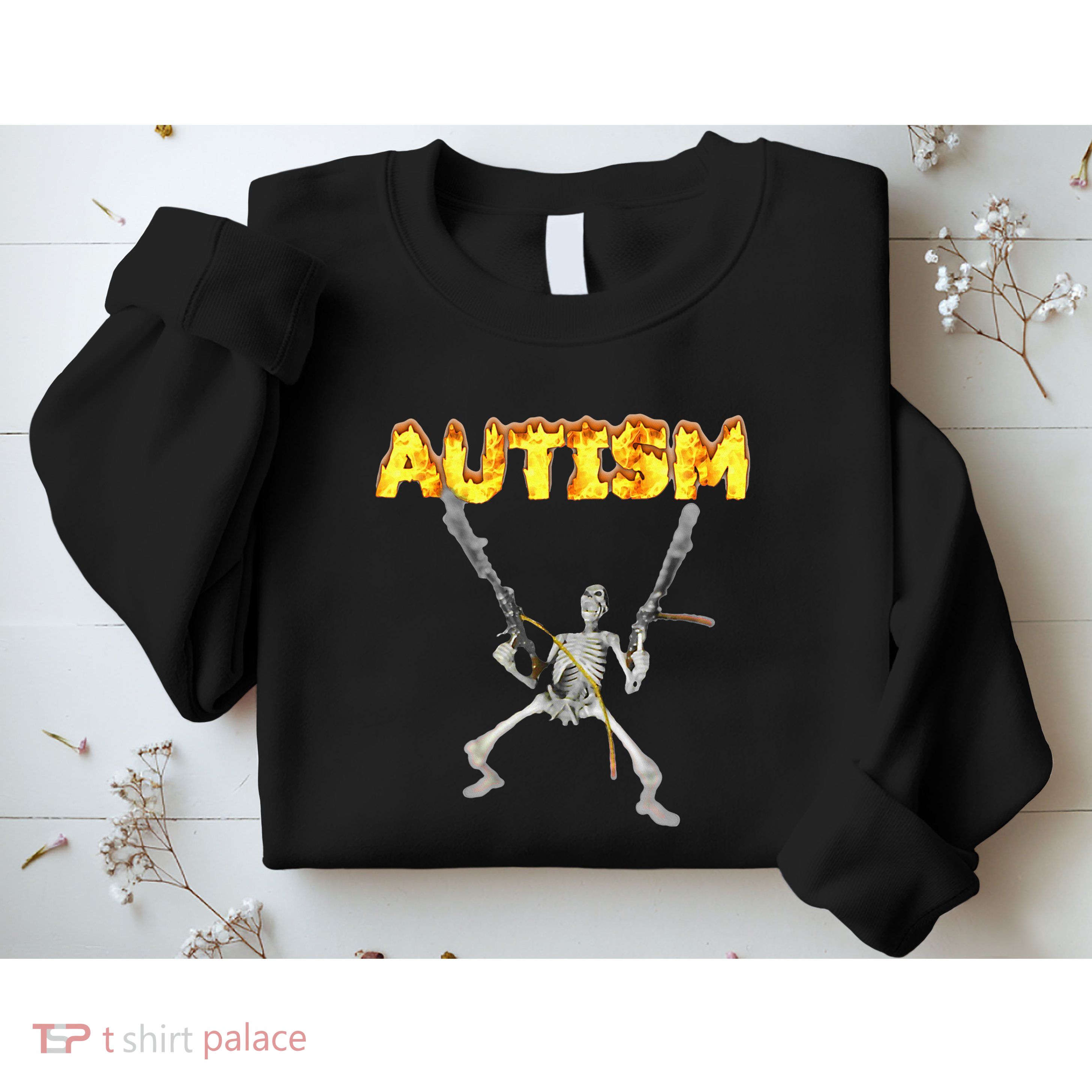 Autism Skeleton Meme Sweatshirt