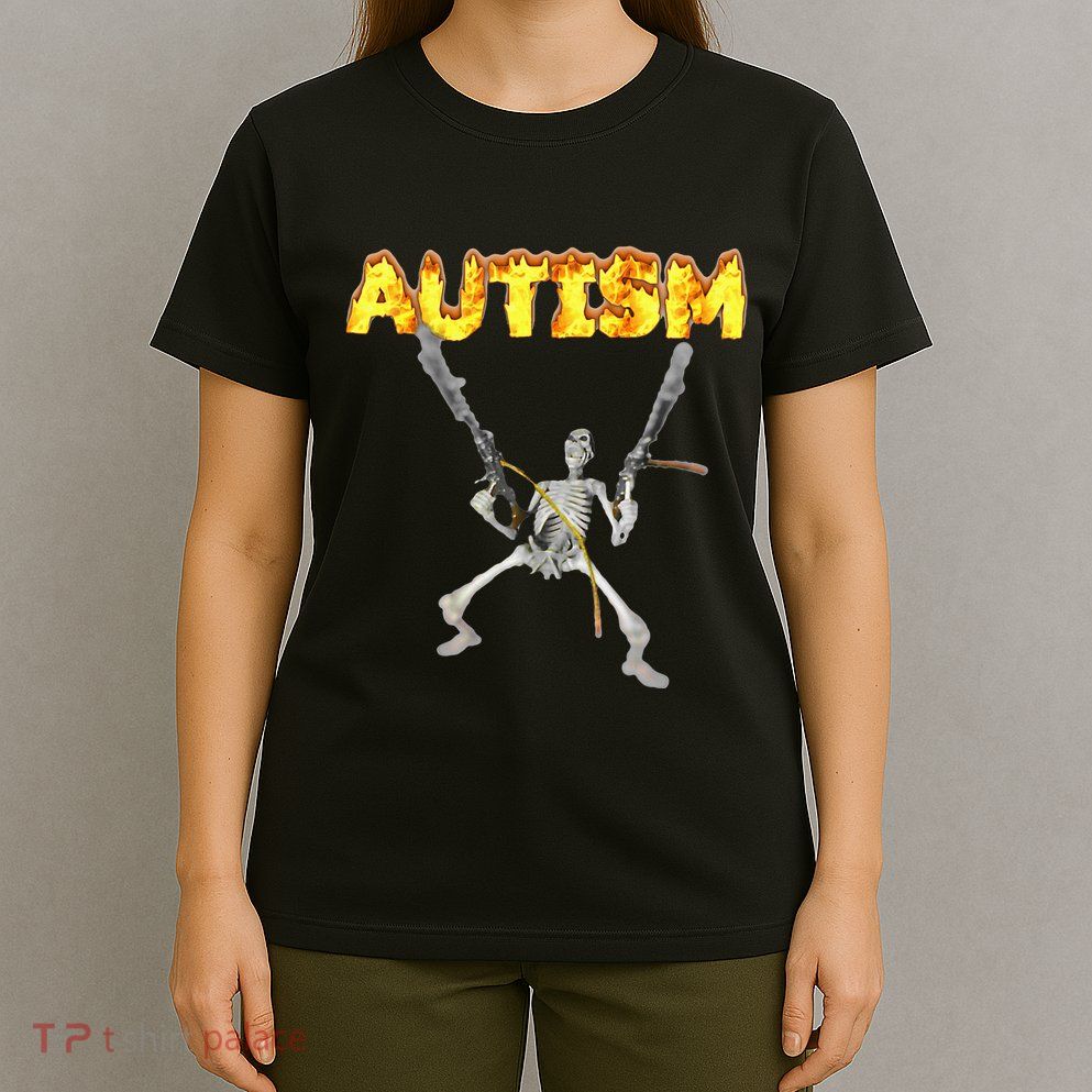Autism Skeleton Meme T-Shirt