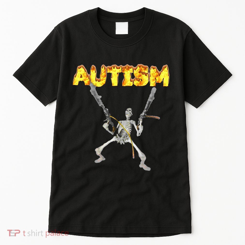 Autism Skeleton Meme Tall T-Shirt