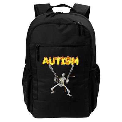 Autism Skeleton Meme Backpack