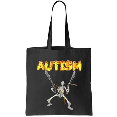 Autism Skeleton Meme Bag