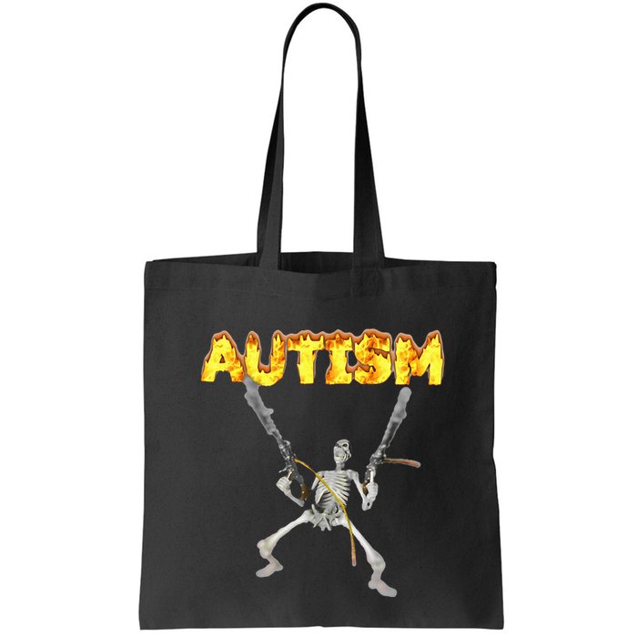 Autism Skeleton Meme Bag