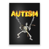 Autism Skeleton Meme Poster