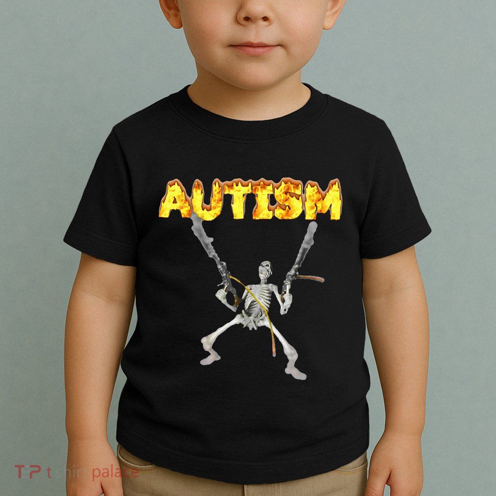 Autism Skeleton Meme Toddler T-Shirt