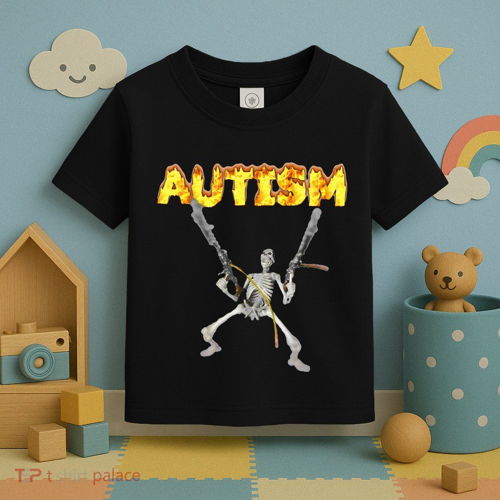 Autism Skeleton Meme Toddler T-Shirt