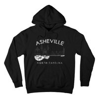 Asheville Souvenir Men North Carolina Lover Music Guitar Hoodie