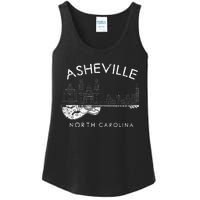 Asheville Souvenir Men North Carolina Lover Music Guitar Ladies Essential Tank