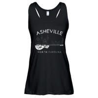 Asheville Souvenir Men North Carolina Lover Music Guitar Ladies Essential Flowy Tank