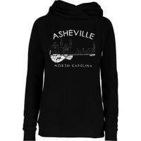 Asheville Souvenir Men North Carolina Lover Music Guitar Womens Funnel Neck Pullover Hood