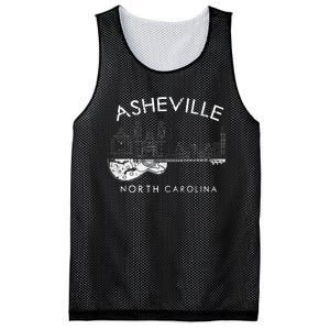 Asheville Souvenir Men North Carolina Lover Music Guitar Mesh Reversible Basketball Jersey Tank