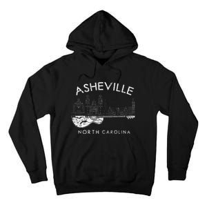 Asheville Souvenir Men North Carolina Lover Music Guitar Tall Hoodie