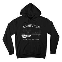 Asheville Souvenir Men North Carolina Lover Music Guitar Tall Hoodie